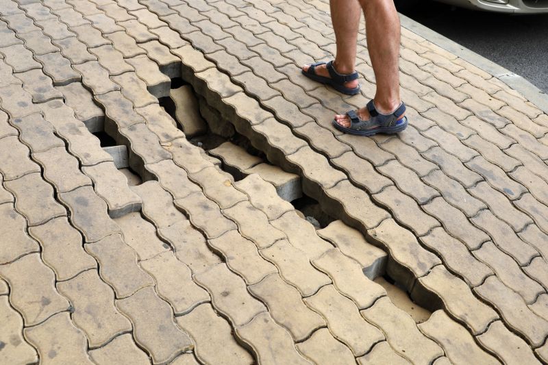 Fixing Uneven Or Sunken Stamped Concrete In Residential Areas